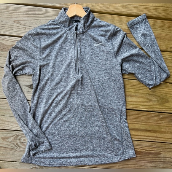 Nike Tops - Nike Gray Quarter-Zip Pullover Medium